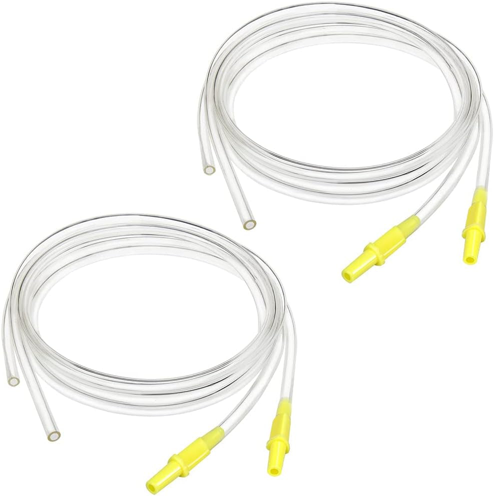 Pump in Style Tubing X4, Spare and Replacement Tubing Compatible with Medela Pump in Style Advanced Breast Pump - BPA Free (4 Pc)